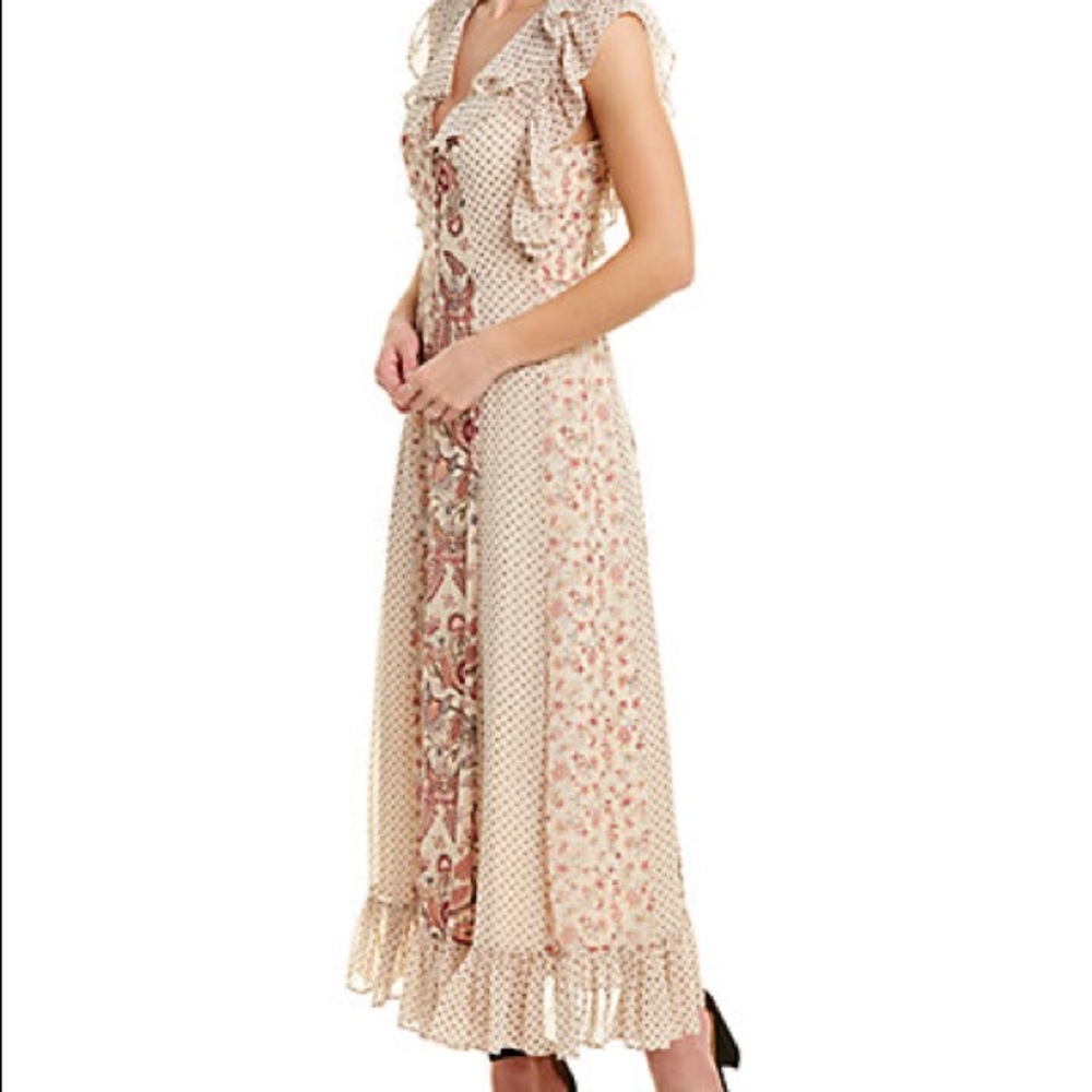 BCBGMAXAZRIA Ruffle Maxi Dress